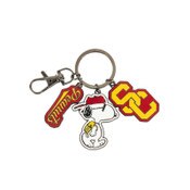 USC Trojans SC Interlock Snoopy Joe Cool Student Dangler Keychain